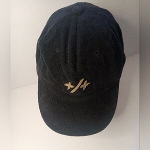 Globe Australia Dion Plus Plus Baseball Cap Hat Black Cotton Leather Strap NWT